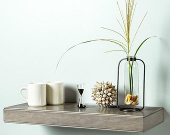 Madera de arce duro con cuentas estante flotante americano hecho eco