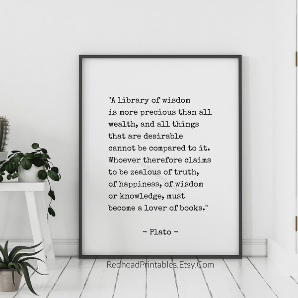 Plato Quote - Etsy