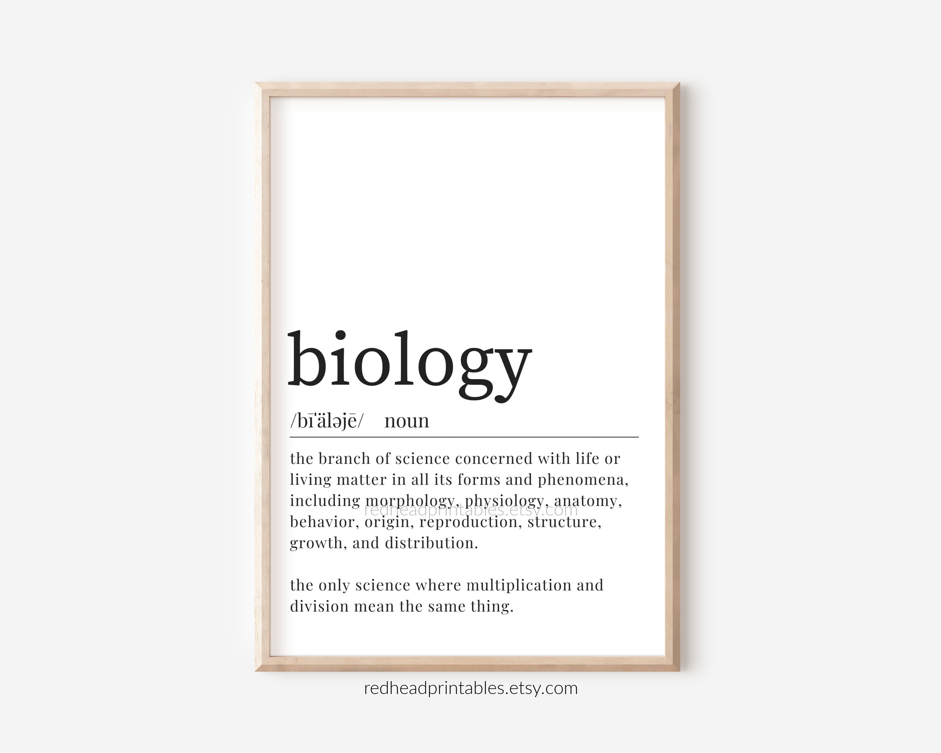 Biology Printables - Etsy