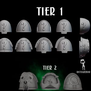 Custom Shoulders - Heroic Compatible - Pick anything - Any Design!