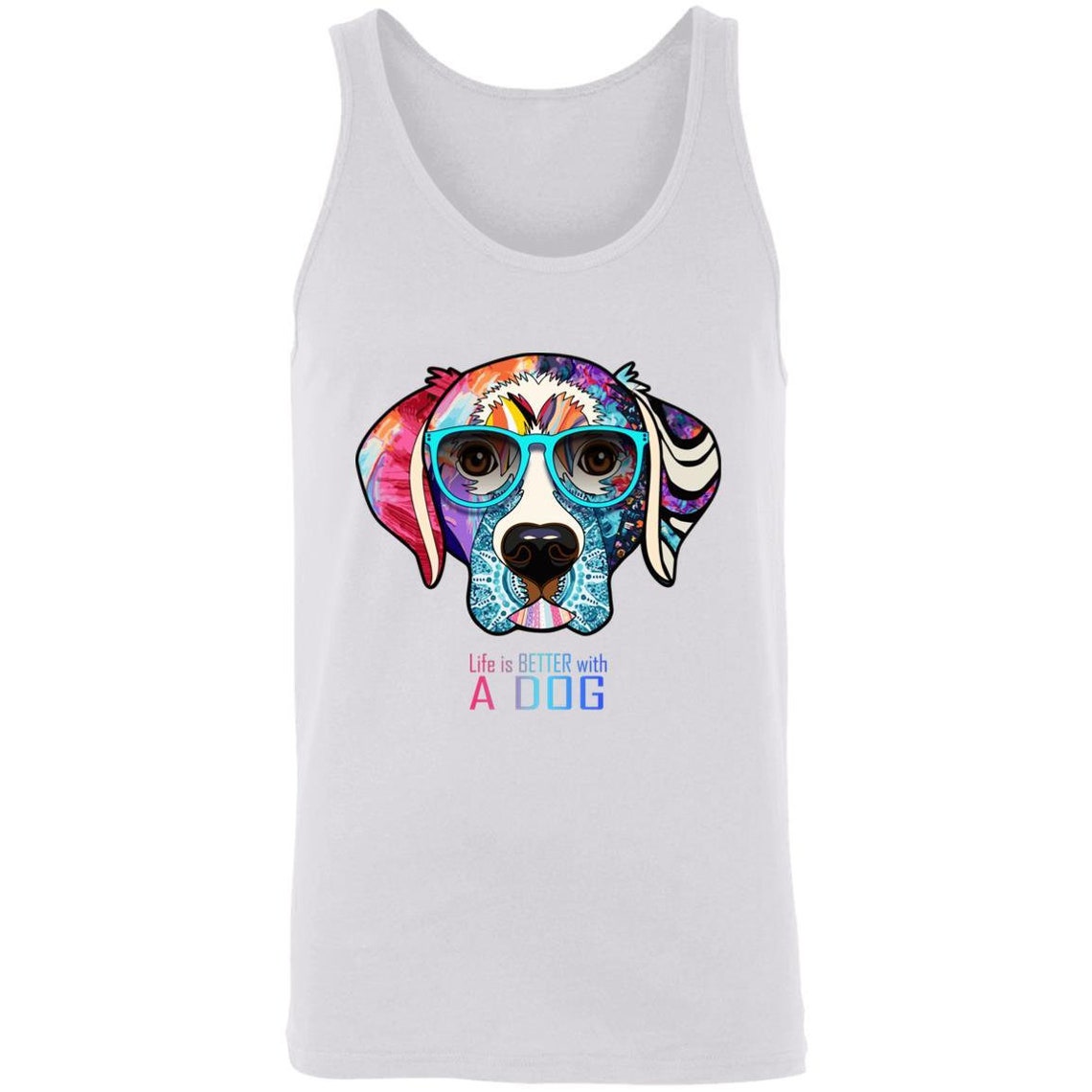 Dog lover tank top cute dog tank top Etsy