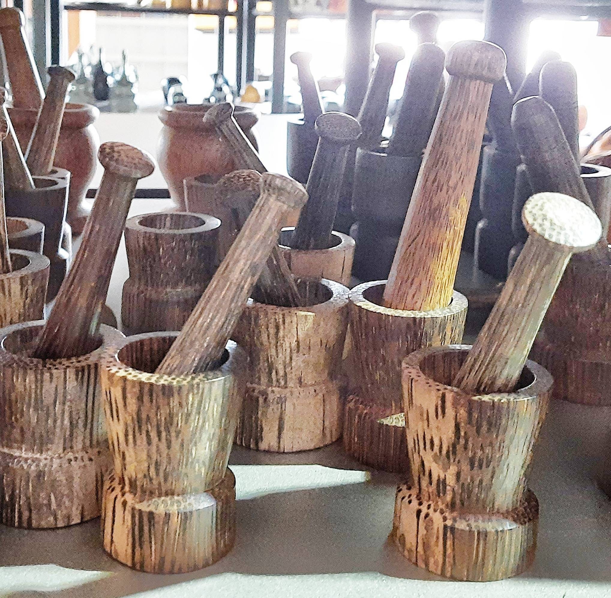 Handmade Traditional Wood Pestle and Mortar Rustic Pestle Etsy