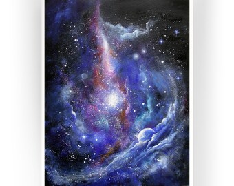 Astronauta Tulup Acrylic Glass Mural Art Image Verre Plastique Déco Mural Acrylic Glass Picture Cosmos y ciencia ficción