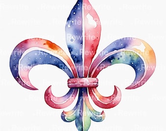 14 Flor de Lis Clipart | Imagen Prediseñada Naútico Imprimible, JPG y PNG Alta Calidad - Descarga Digital | Journals, Scrapbooking y Craft