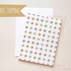 Gequiltete Karte • Quilt Design Karte • Patchwork Karte • Karten für jeden Anlass •Geburtstagskarte • Blank Innenseite