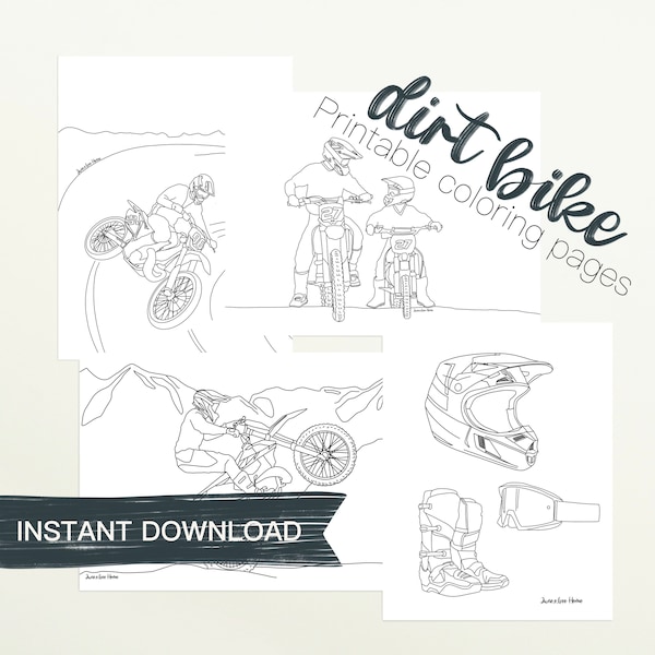 Biker Printable - Etsy
