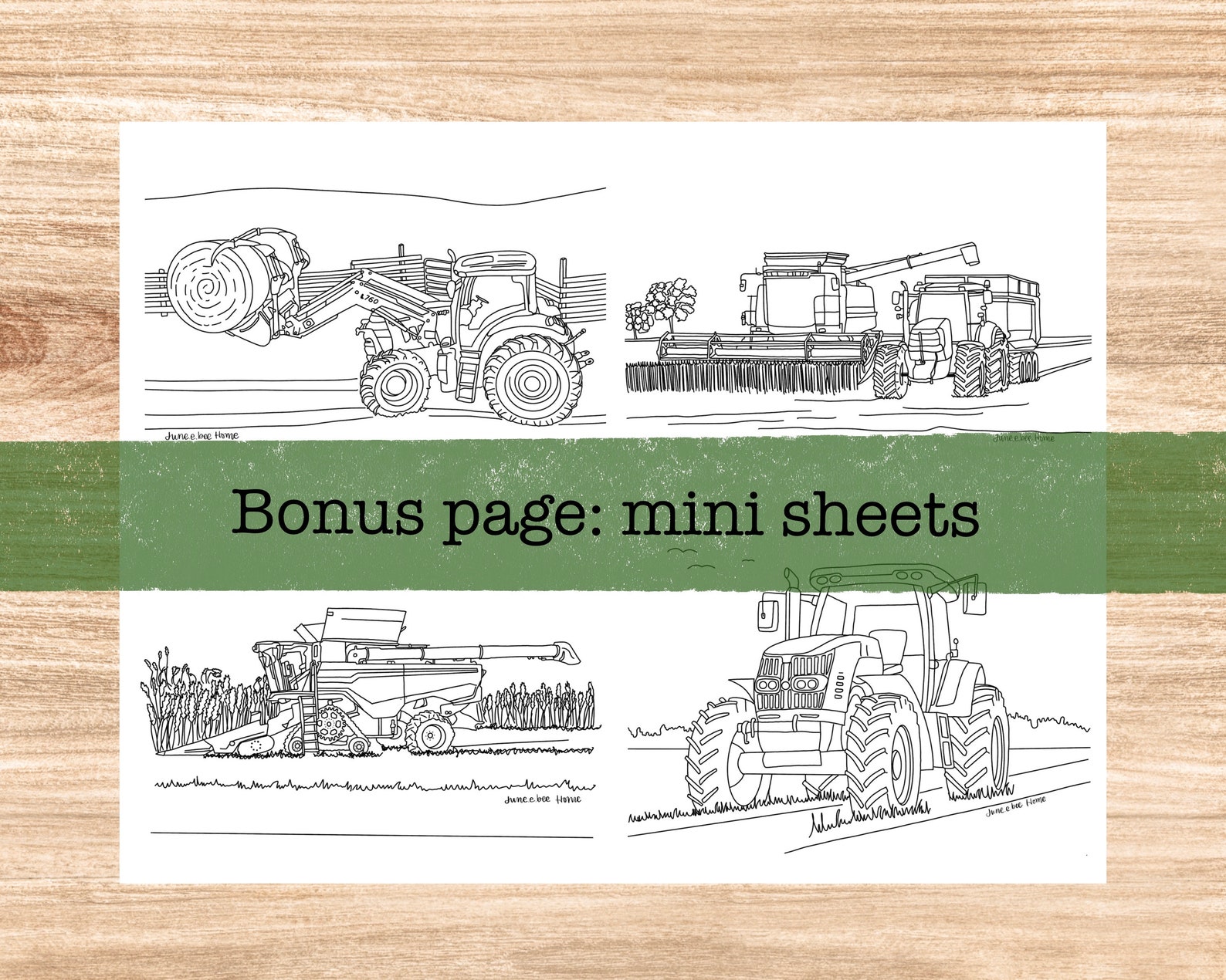 Farm Equipment Coloring Pages . Tractor Printables . Farming Coloring ...
