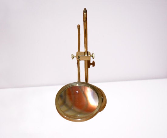 Loupe Réglable En Laiton – Style Vintage / Nautique – Déco Table – Fabriquée En Inde