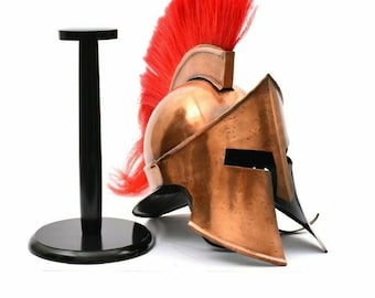 Middeleeuwse Spartaanse helm | Geweldige King Leonidas-helm | 300 Movie volledig functionele replica draagbare helm met binnenvoering | Halloween-cadeau