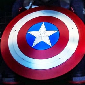Marvels Captain America Shield | &quot;The Falcon And The Winter Soldier&quot; Shield | Metal Prop Replica | Halloween Medieval Cosplay Shield