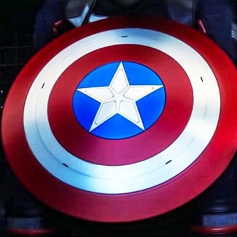 thumbnail image 2 of 18" Captain America Shield Replica – The Falcon And The Winter Soldier Version, Full Size, Round 2 of 4