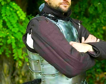Medieval Half Body Armor Suit Cuirass & Pauldrons Battle Warrior Steel Armor | Halloween Half Men Body Armour | Best Gift For Men