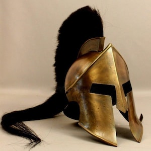 Great King Leonidas Spartan 300 Movie Helmet | Fully Functional Solid Steel With Inner Liner | Medieval Replica Wearable Spartan Helmet