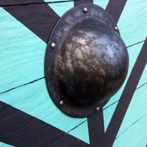Medieval Great Vikings Lagertha Round Wooden Shield LARP Reproduction Shield Cosplay Knight Shield Medieval Viking 24 diametric Shield image 3