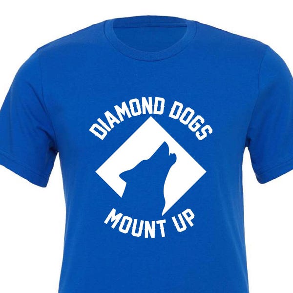 Diamond Dogs Mount Up T-Shirt: Unisex Graphic Tee