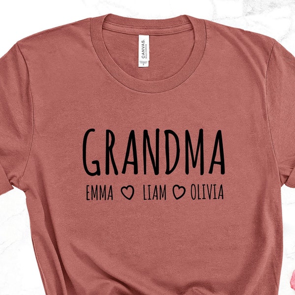 Mothers Day Gift for Grandma, Custom Nana Shirt, Personalized Grandma Shirt, Custom Grandma Life Shirt, Nana Shirt, Grandchildren Names Gift