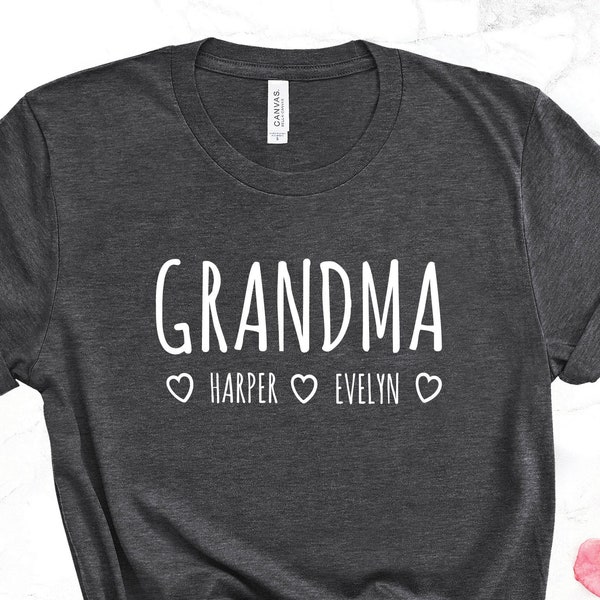 Custom Nana Shirt, Mothers Day Gift for Grandma, Personalized Grandma Shirt, Custom Grandma Life Shirt, Nana Shirt, Grandchildren Names Gift