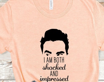 Funny Quotes Shirt, I Am Both Shocked And Impressed Shirt, Gift For Her, Gift For Husband Wife, Valentines Christmas Mothers Fathers Shirt