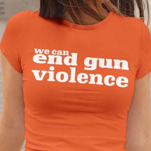 Orange t shirt against gun violence hotsell