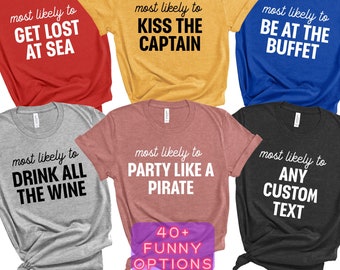 Funny Family Cruise Shirts: Matching Vacation T-Shirts