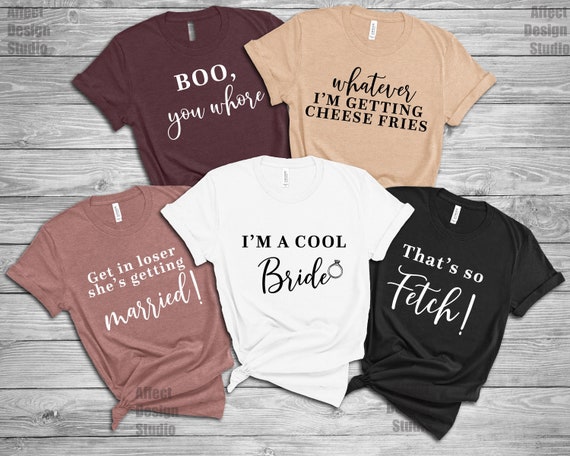 Bridesmaid Proposal Shirts Funny Mean Girls Bachelorette - Etsy