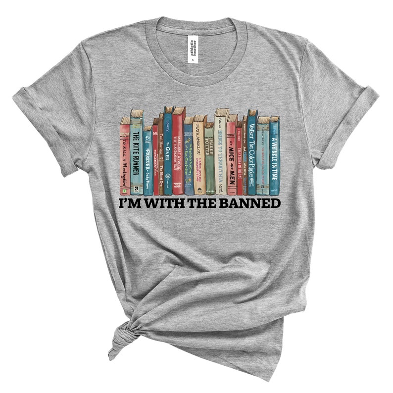 I'm With the Banned Books Shirt, Shirts With Sayings, Reading Shirt ...