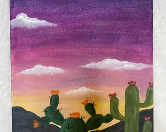 Desert sunset series