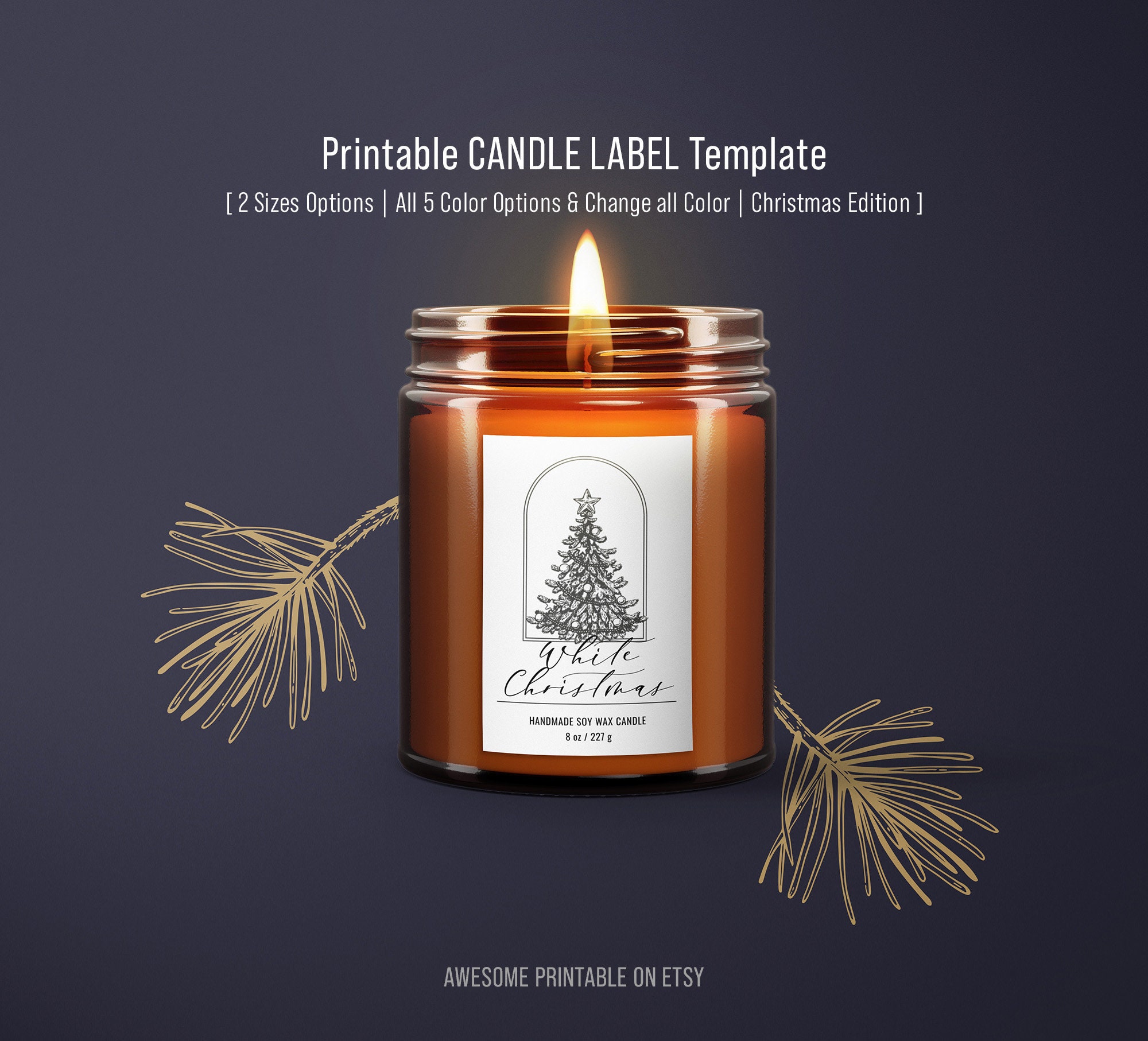 christmas-editable-candle-label-seasonal-candle-label-design-candle-sticker-custom-product-label-candle-labels-diy-candle-label-etsy