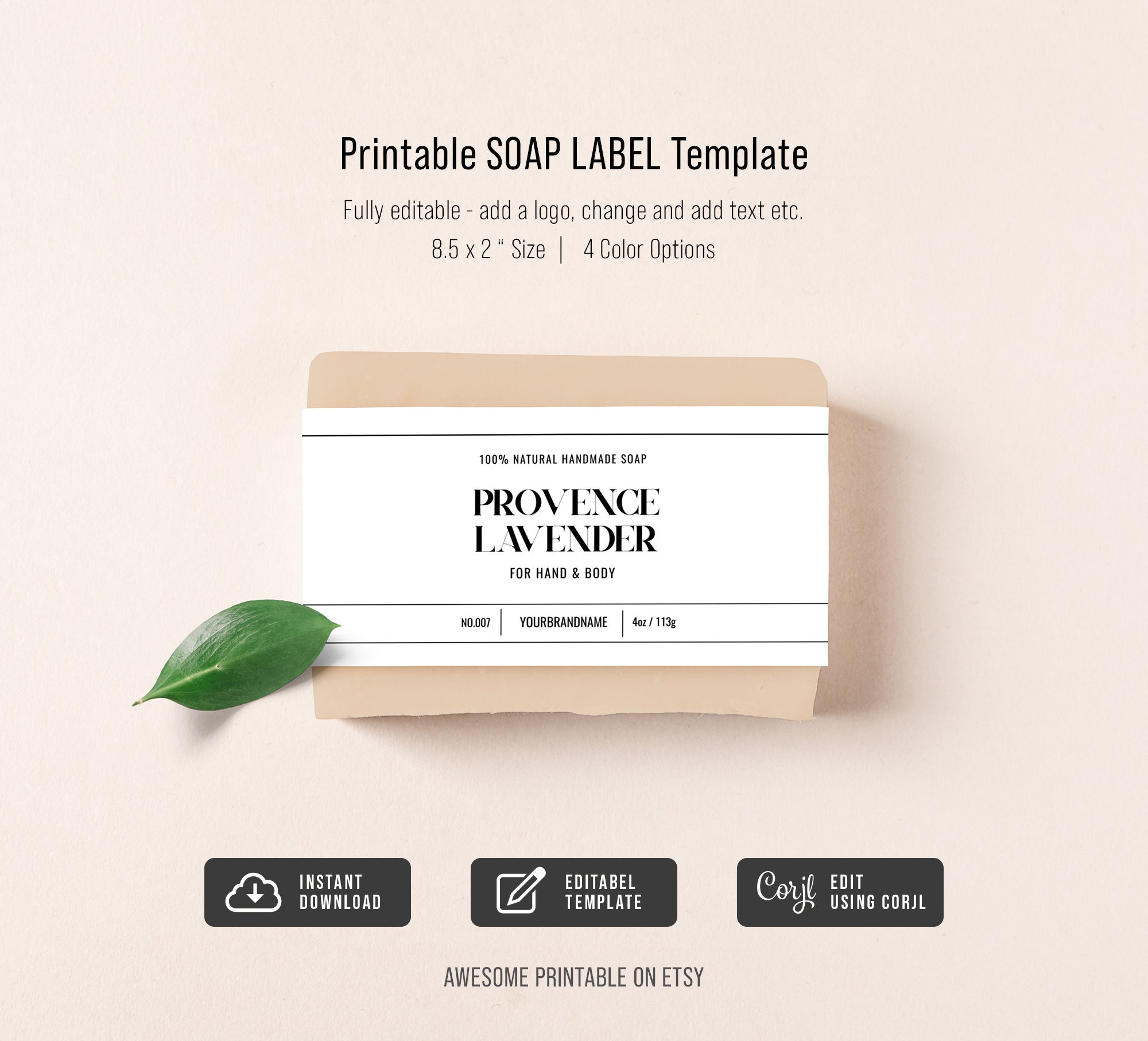 Minimal Soap Label Template, Editable Soap Labels, Printable Soap Labels, Custom Soap Label Design, Soap Wrap Label, Bath Product Label - Etsy minimal-soap-label-template-editable-soap-labels-printable-soap-labels-custom-soap-label-design-soap-wrap-label-bath-product-label-etsy