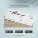 Printable Business Coupon Template Simple Business Card Size - Etsy
