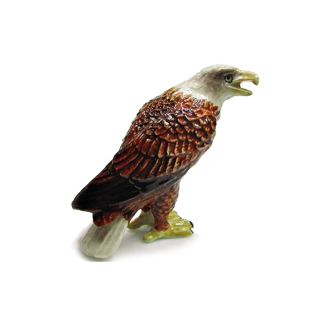 Eagle Bald Eagle Miniature Porcelain Figurine Etsy