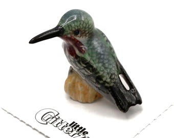 Hummingbird - Calliope "Brilliant" - miniature porcelain figurine