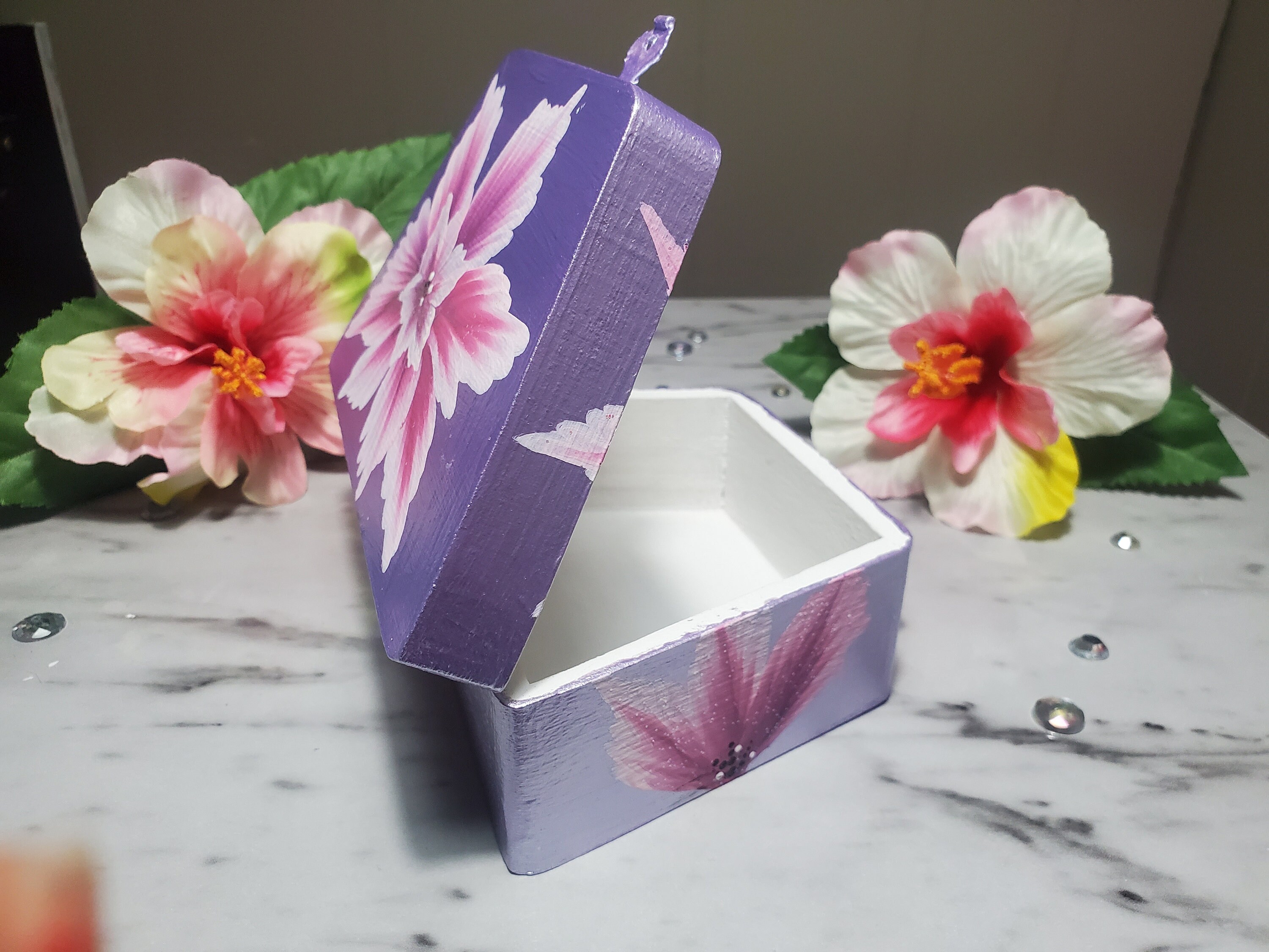 Wooden Purse Jewelry Box Hand Painted Mini Purse Gift for Her Etsy Canada