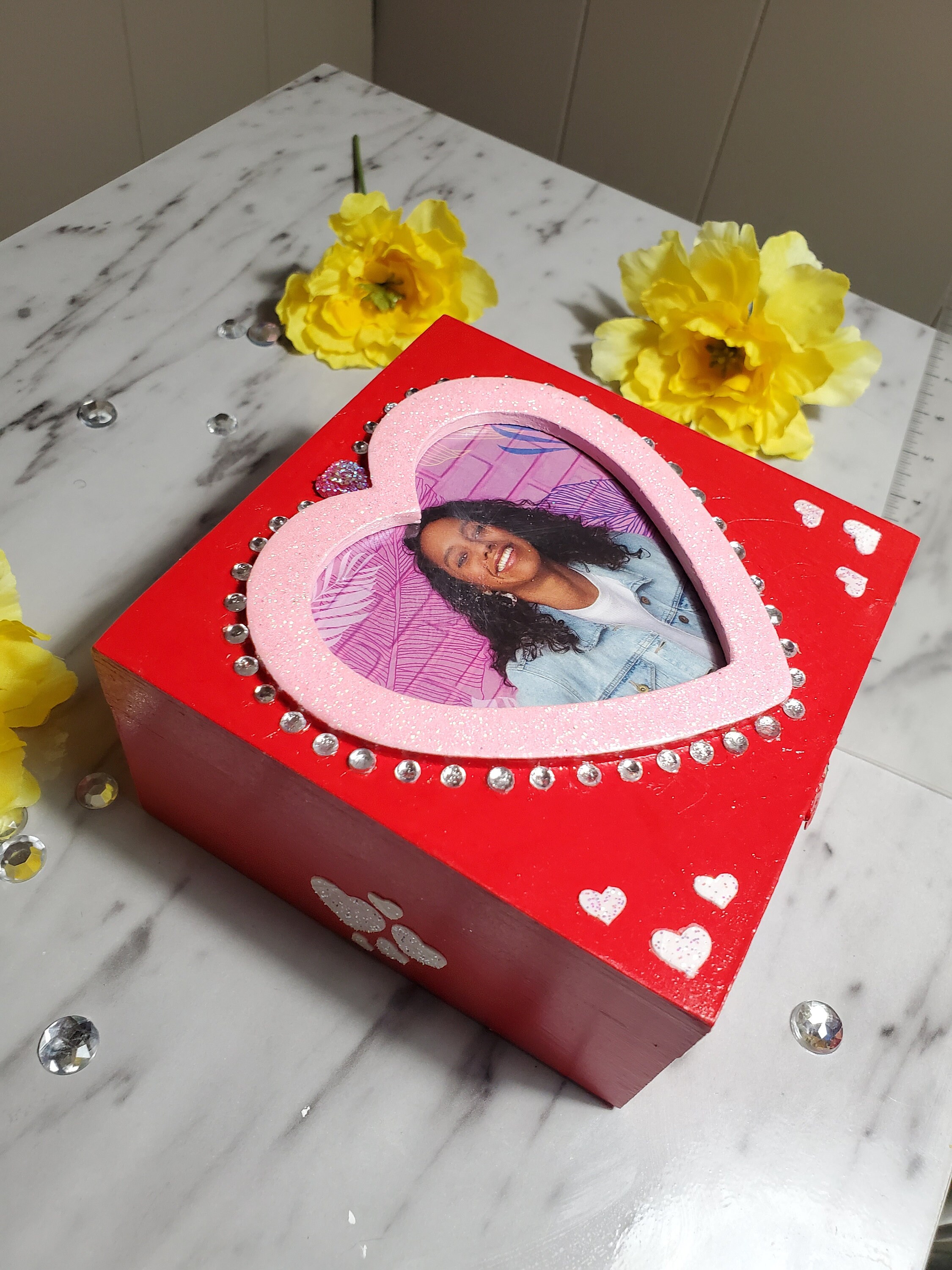 Valentine's Keepsake Box With Personalization - Etsy UK