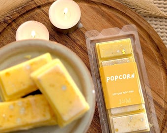 Popcorn Scented Wax Melt Bar - Cinema & Bakery Inspired Fragrance - Popcorn Fragrance