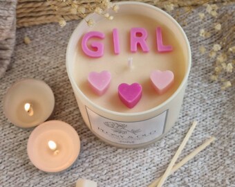 Pink Baby Bottle Glass Votive Candles - Set Of 12 For Baby Showers & Christening Favors