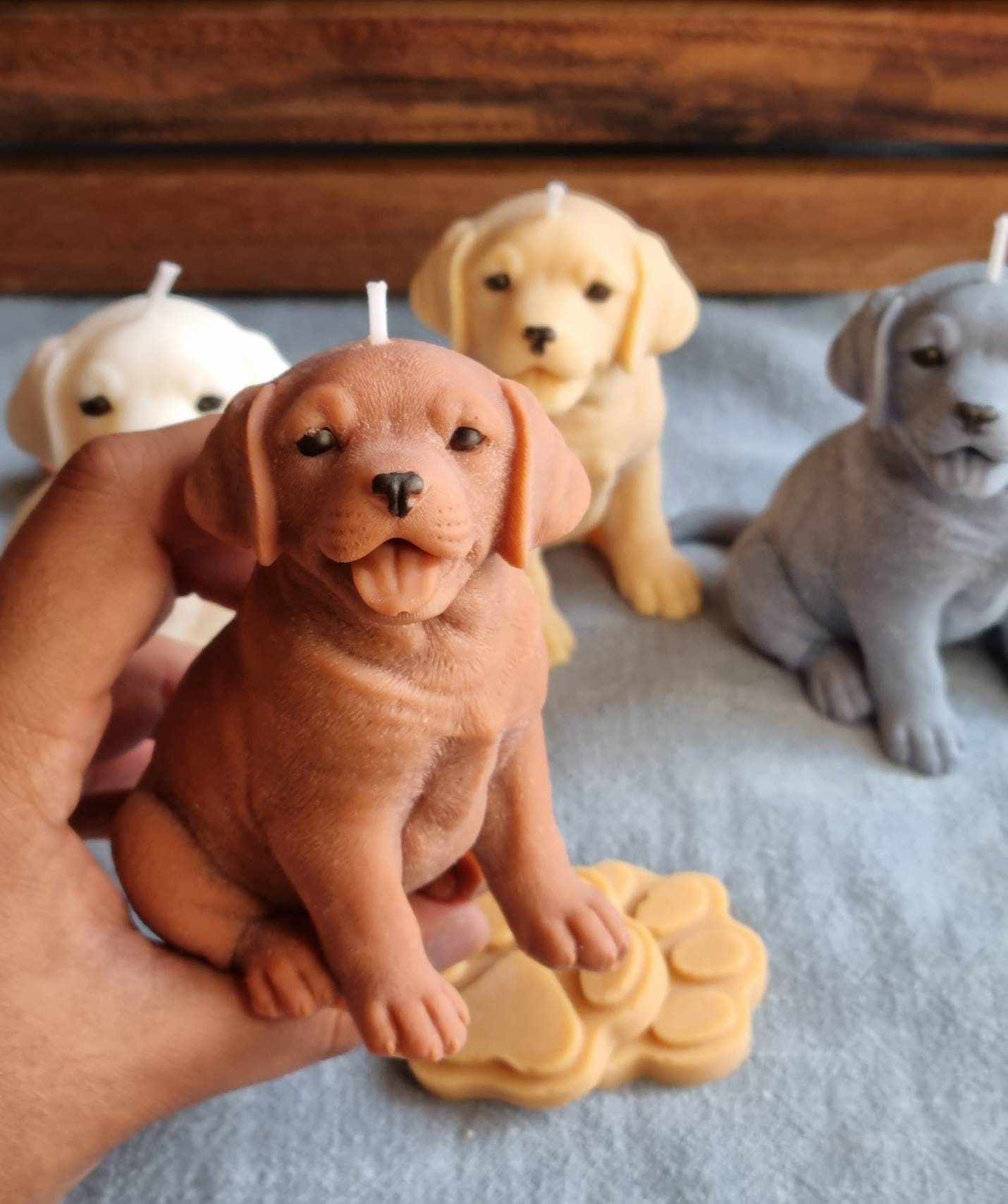 Candle. Dog Candle. Puppy Candle. Candle Uk. Candle Gift for Etsy UK