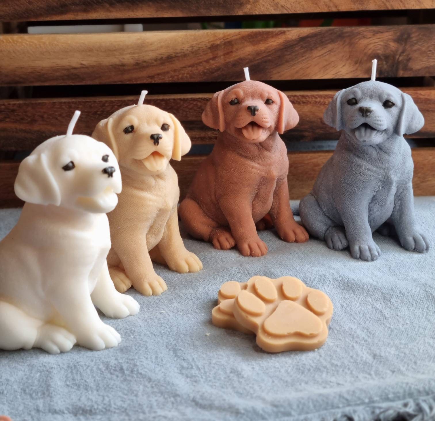 Candle. Dog Candle. Puppy Candle. Candle Uk. Candle Gift for Etsy UK
