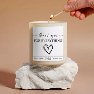 Thank you gift. Thank you candle gift set. Friend gifts. Gifts for her thank you
