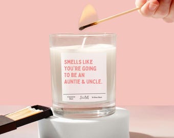 Cadeau tante et oncle. Annonce de grossesse. Future tante. Futur oncle. Cadeau de faire-part pour tante et oncle