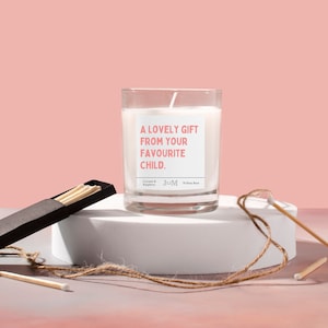 Mum candle gift. Gift for mum. Candle for mum. Funny gift. Cheeky candle.