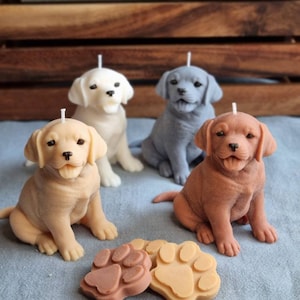 Candle. Labrador candle. Labrador gift Candle gift. Dog gift