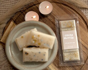 Cocoa Butter Scented Wax Melt - Soy Wax Melt Snap Bar