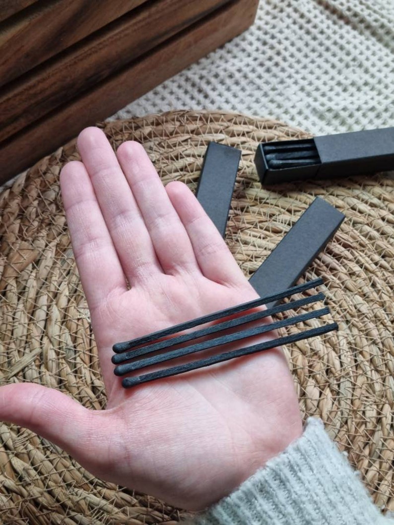 Candle Matches. Extra Long Candle Matches. Black Matches. Etsy