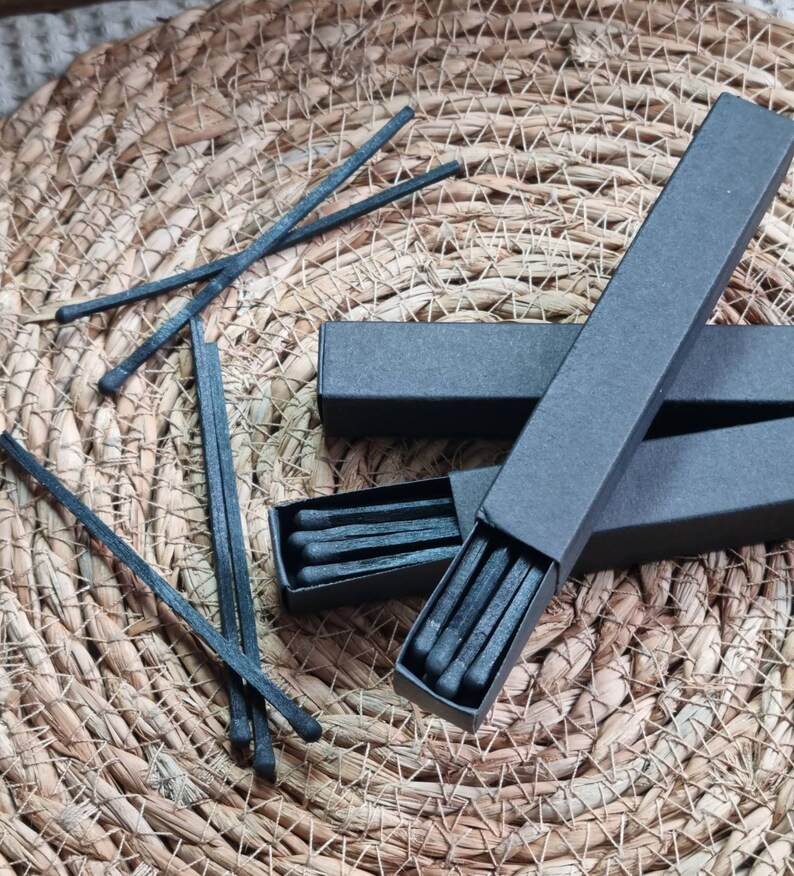 Candle Matches. Extra Long Candle Matches. Black Matches. Etsy