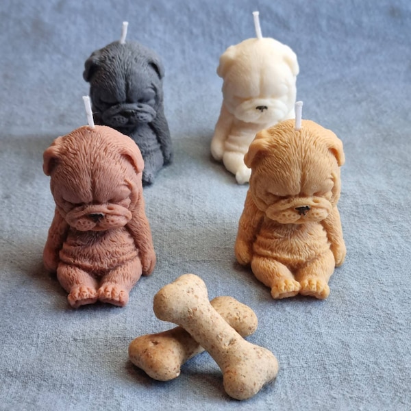 Dog Candle Etsy