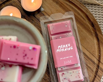 Merry Morning Christmas Wax Melts - Snap Bar For Christmas - Festive Wax Melts