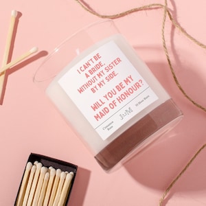 Maid of honour. Proposal maid of honour. Sister maid of honour