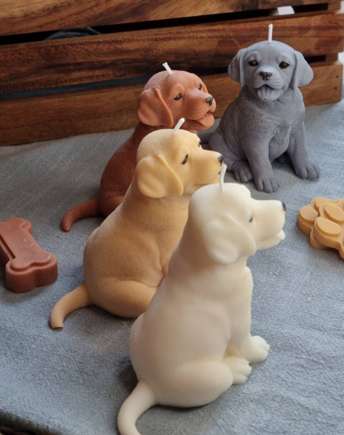 Candle. Dog Candle. Puppy Candle. Candle Uk. Candle Gift for Etsy UK