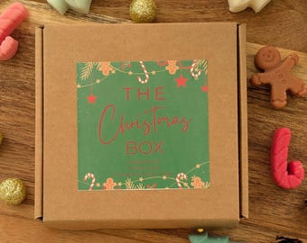 The Christmas box wax melt selection. Wax melt selection box for Christmas. Christmas wax melts. Christmas home decor.